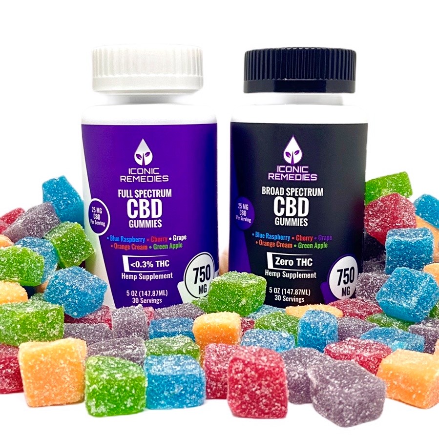 750mg CBD Gummies - Iconic Remedies